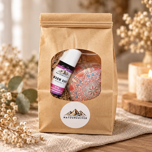 Feestelijk ingepakte Himalayazout cadeauset