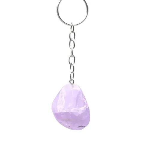 Edelsteen sleutelhanger | Amethist