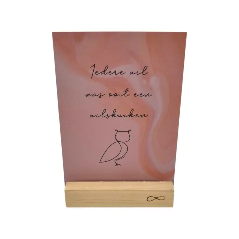 Kaart Uilskuiken Quote A6
