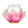 Lotus sfeerlicht | Roze & Goud | Large