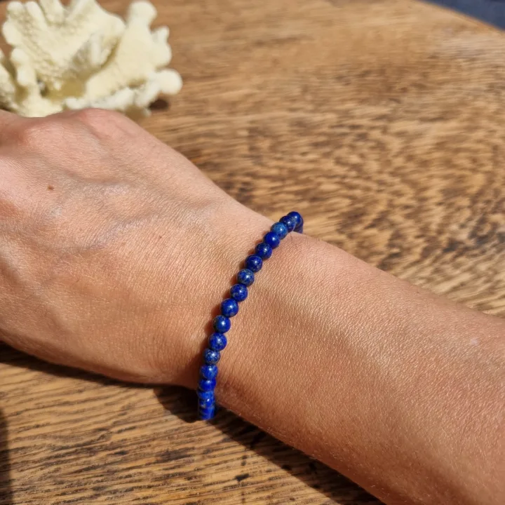 Lapis lazuli armband 4 mm
