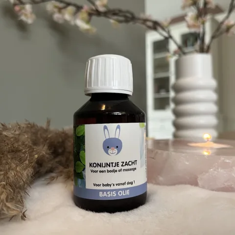 Konijntje Zacht | Basis massage olie | Vanaf geboorte