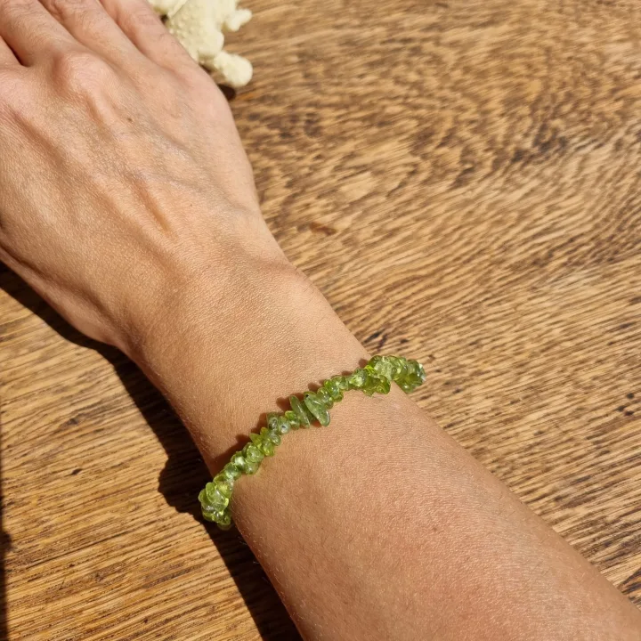 Peridoot splitarmband