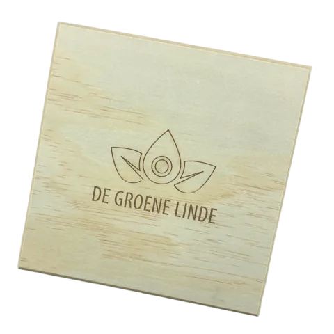 Houten opberg box | Vierkant