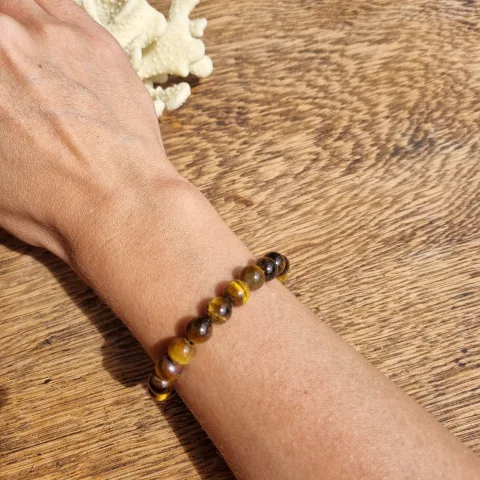 Tijgeroog armband 8 mm
