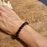 Obsidiaan armband 8 mm