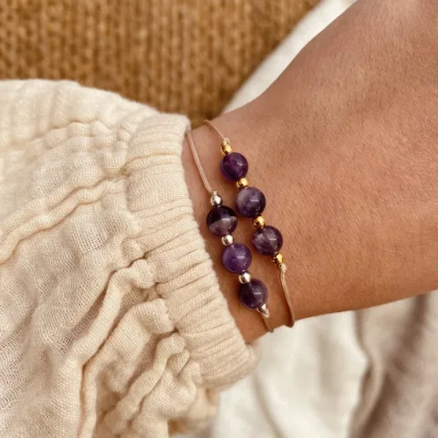 Typisch Shanna | Edelsteen armbandje | Amethist