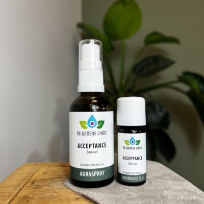 acceptance burn out auraspray en etherische olie