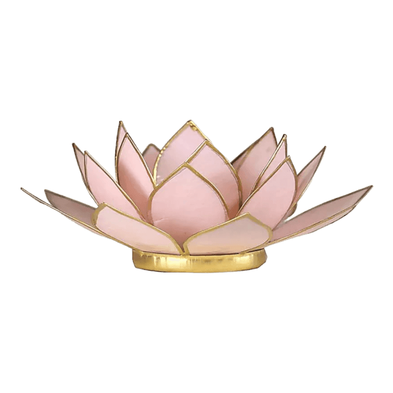 Lotus sfeerlicht | Pastel Roze & Goud