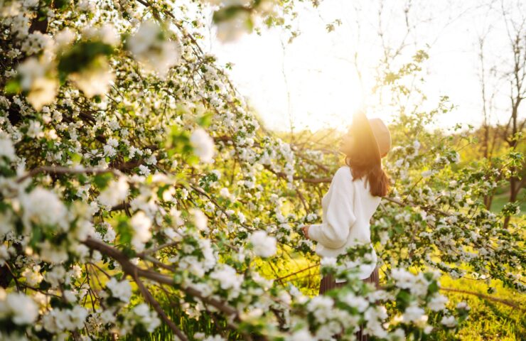 Etherische olie in de lente