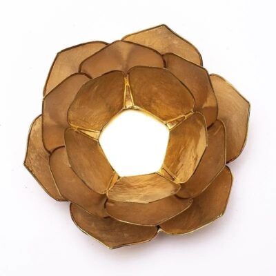 Lotus sfeerlicht | Bladvorm | Smoked Beige