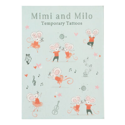 Tijdelijke tatoeages | Muisjes Mimi en Milo | Rex London