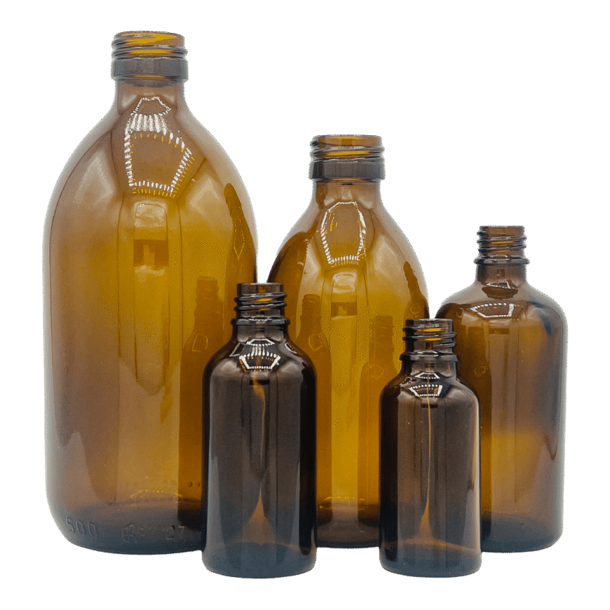 Glazen spray fles | Amber glas | div. inhoud Glazen spray fles | Amber glas | div. inhoud