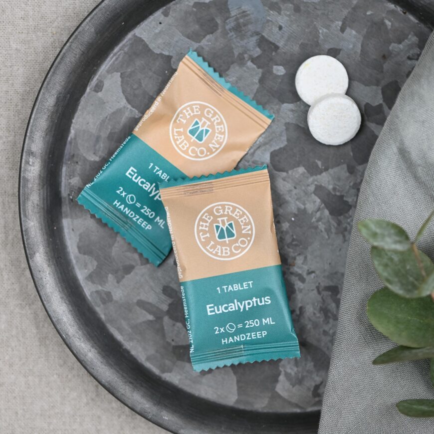The Green Lab | Luxe cadeau box | Handzeep | Eucalyptus & Basilicum