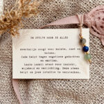 Typisch Shanna | BH edelsteenhanger | In stilte hoor je alles