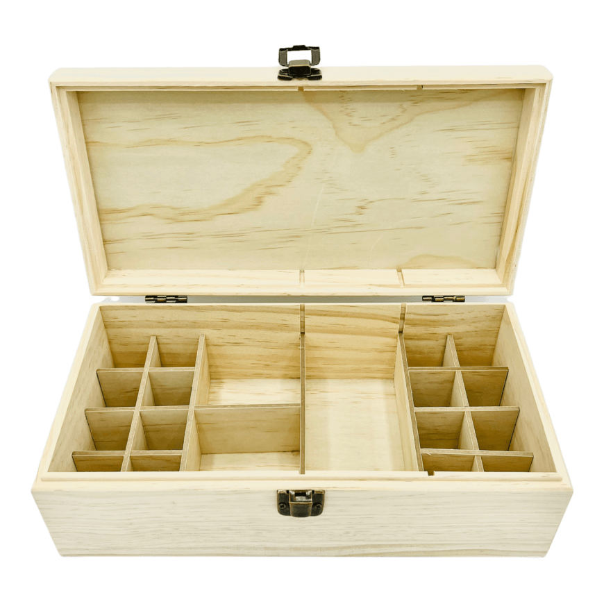 Houten opberg box | Rechthoek