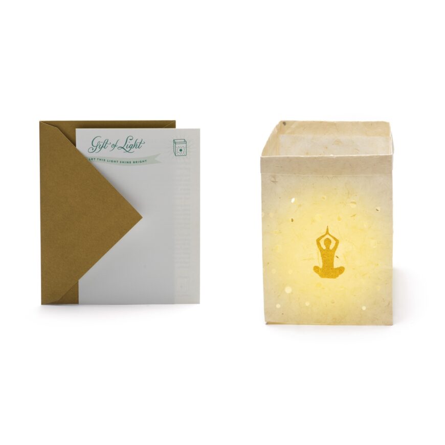 Geschenk van licht | Handgeschept papier | 8 dessins