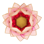 Lotus sfeerlicht | Roze & Goud | Large