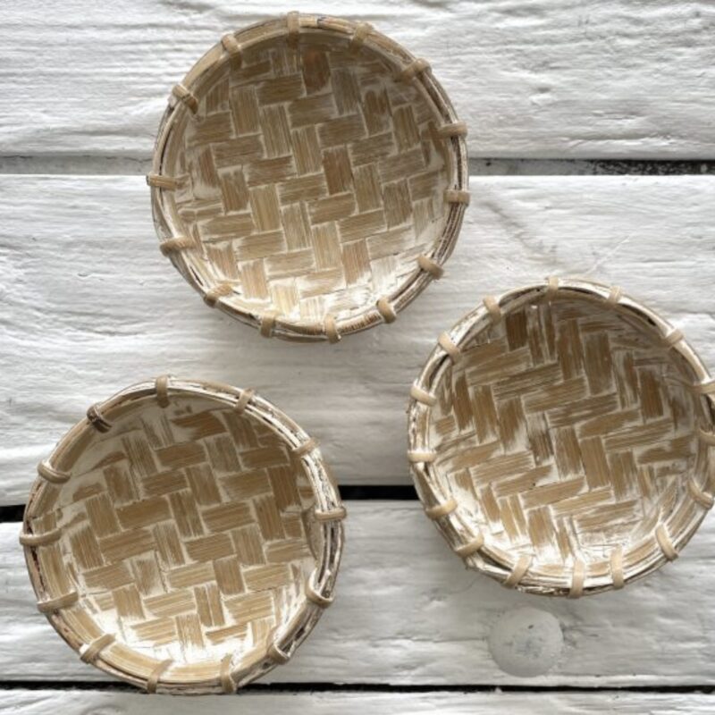 Bamboe Schaaltje | White wash