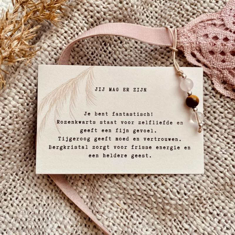 Typisch Shanna | BH edelsteenhanger | Jij mag er zijn!