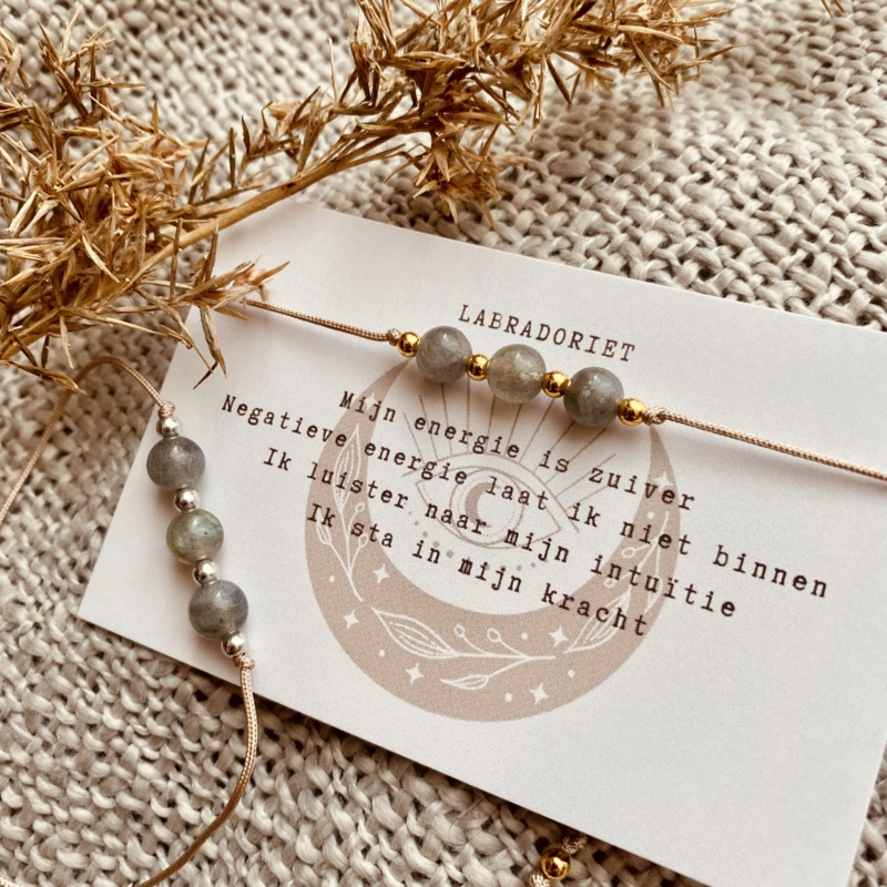 Typisch Shanna | Edelsteen armbandje | Labradoriet