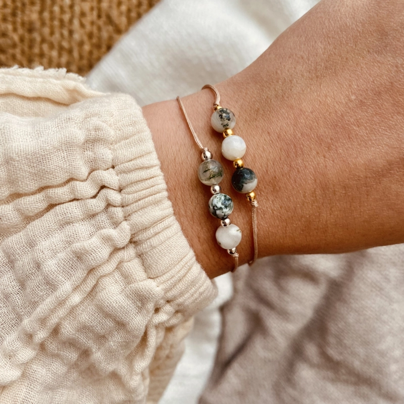 Typisch Shanna | Edelsteen armbandje | Mosagaat