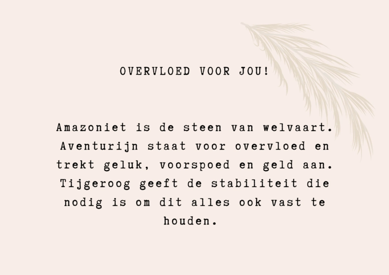Typisch Shanna | Edelsteen armbandje | Overvloed voor jou