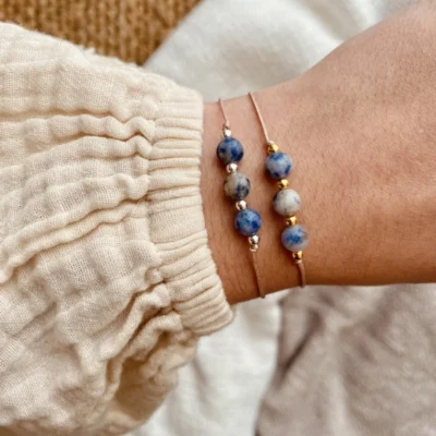 Typisch Shanna | Edelsteen armbandje | Sodaliet