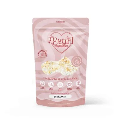 Pearl Candle | Golden Mess | 500 gram Pearls en 5 lonten
