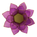 Lotus sfeerlicht | Lila & Goud