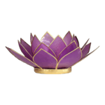 Lotus sfeerlicht | Lila & Goud