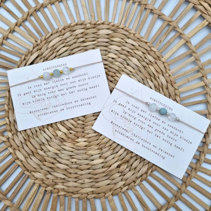 Typisch Shanna | Edelsteen armbandje | Borstvoeding