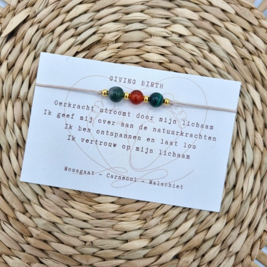 Typisch Shanna | Edelsteen armbandje | Giving Birth