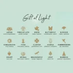 Geschenk van licht | Handgeschept papier | 8 dessins