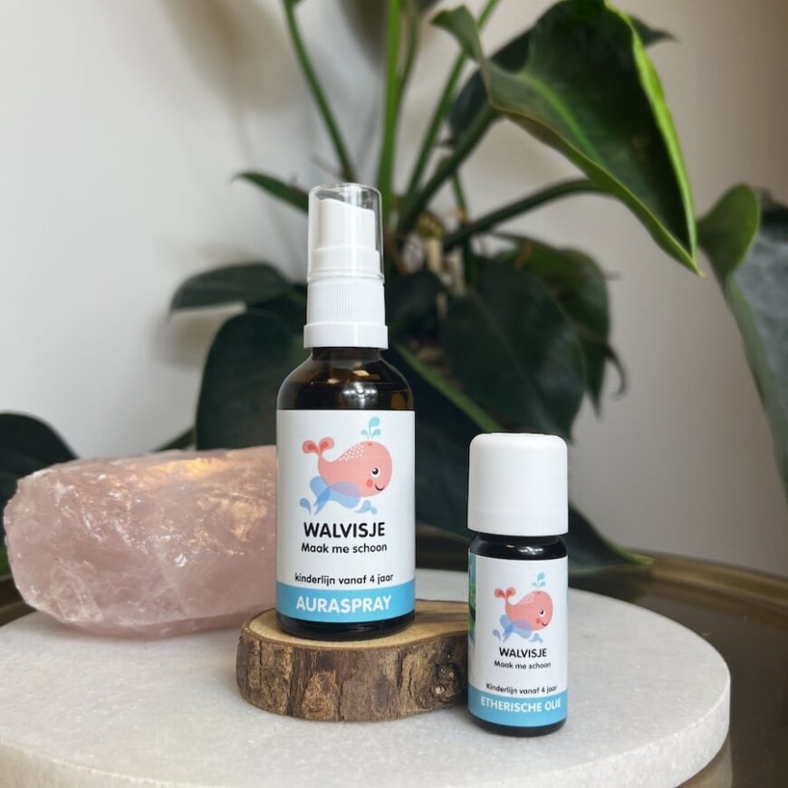Walvisje, Maak mij schoon | Aura- & Roomspray | Vanaf 4 jr