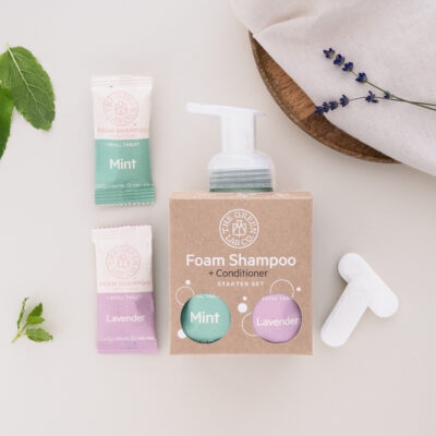 The Green Lab | Basis start set | Shampoo & Conditioner | Munt & Lavendel