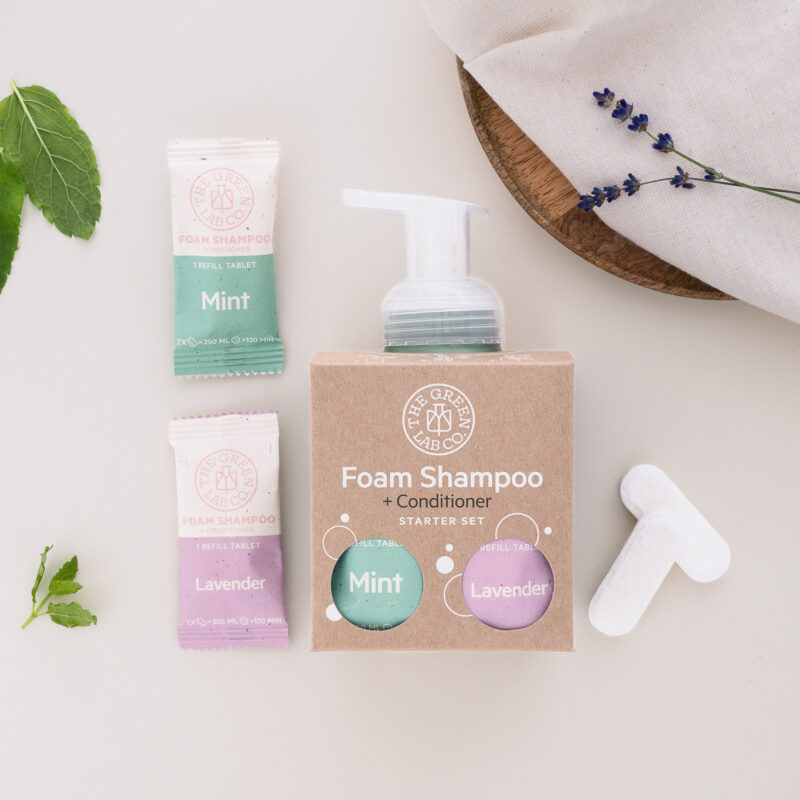 The Green Lab Shampoo Set – Munt & Lavendel