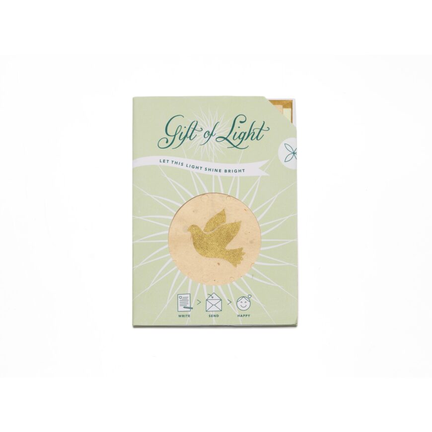 Geschenk van licht | Handgeschept papier | 8 dessins