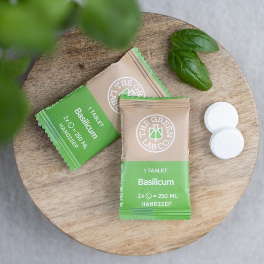 The Green Lab | Luxe cadeau box | Handzeep | Eucalyptus & Basilicum