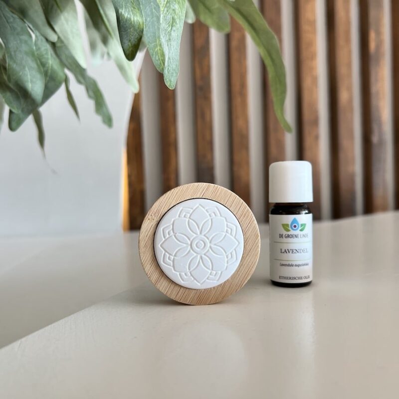 Geursteen Bloem | Hout Rond