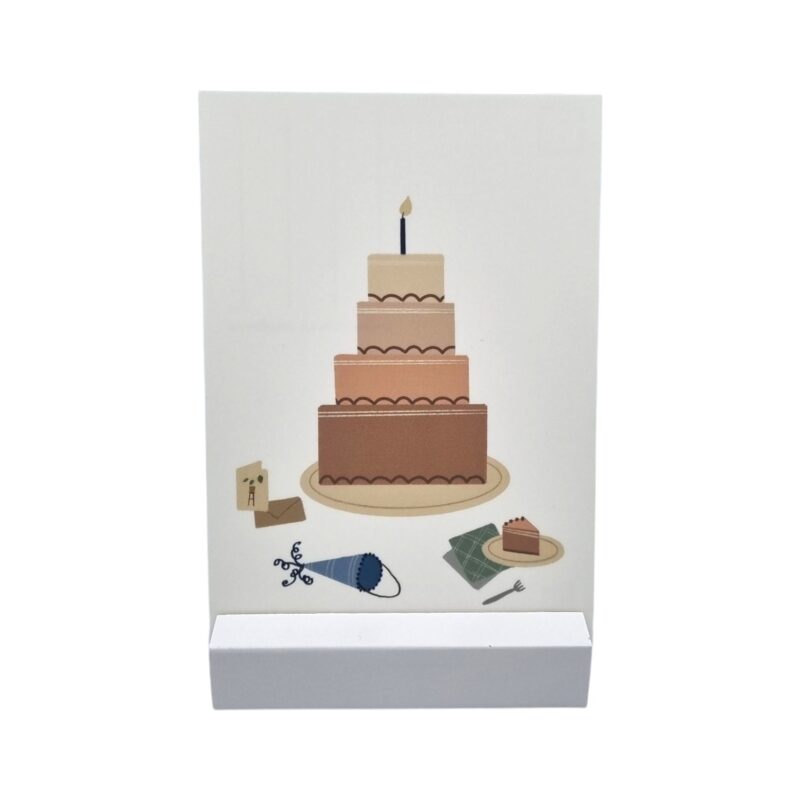 Kaart Feestje Met Taart A6