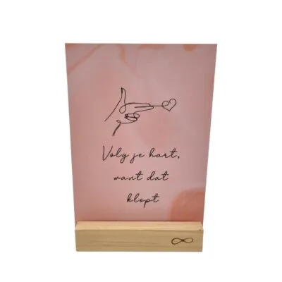 Kaart Volg je hart A6