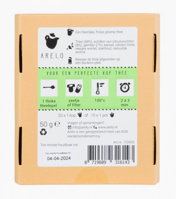 Arelo | Vrolijk Pasen thee | 50 gram