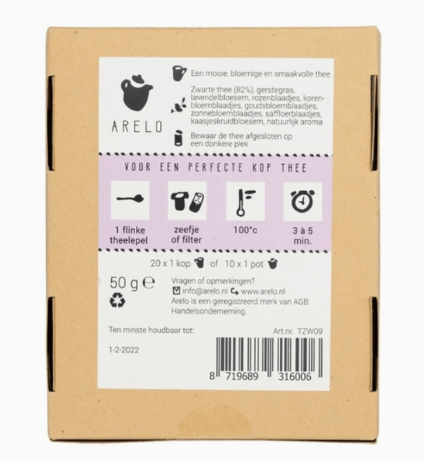 Arelo | Bloementhee | 50 gram