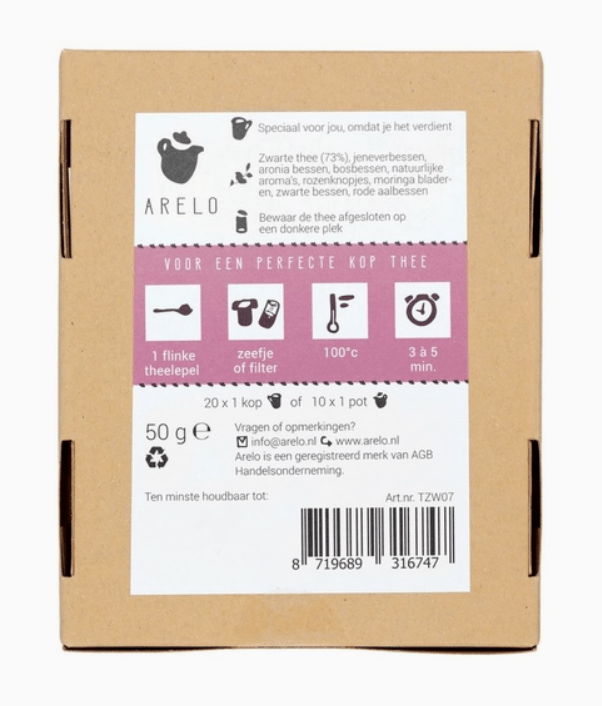 Arelo | Dankje thee | 50 gram