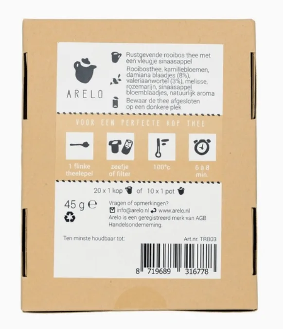 Arelo | Rustige thee | 45 gram