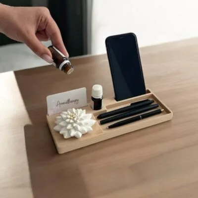 Bureau-organizer met geursteen | Geurverspreider