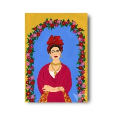 Ansichtkaart Frida Kahlo A6