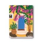 Minikaartje De blauwe deur