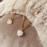 Typisch Shanna | Edelsteenketting Rozenkwarts Hartje